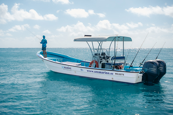 Fishing boat for hire Seychelles - Papa