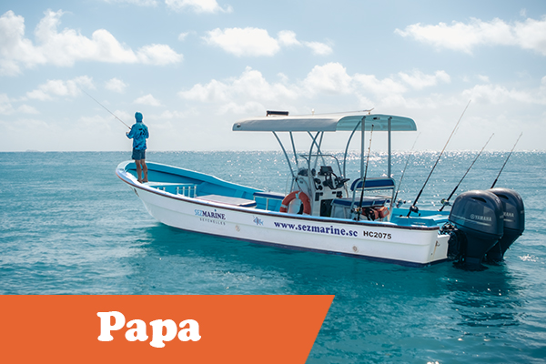Papa - Fishing Boat for Hire in Seychelles